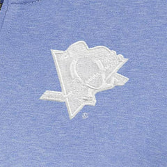 Pittsburgh Penguins Antigua Women's White Logo Mentor Quarter-Zip Jacket