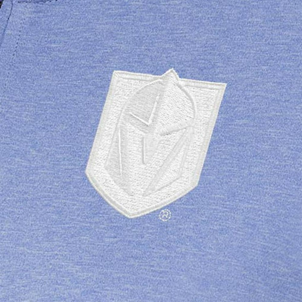Vegas Golden Knights Antigua Women's White Logo Mentor Quarter-Zip Jacket
