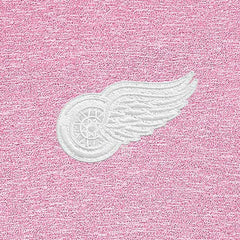 Detroit Red Wings Antigua White Logo Hunk Quarter-Zip Pullover