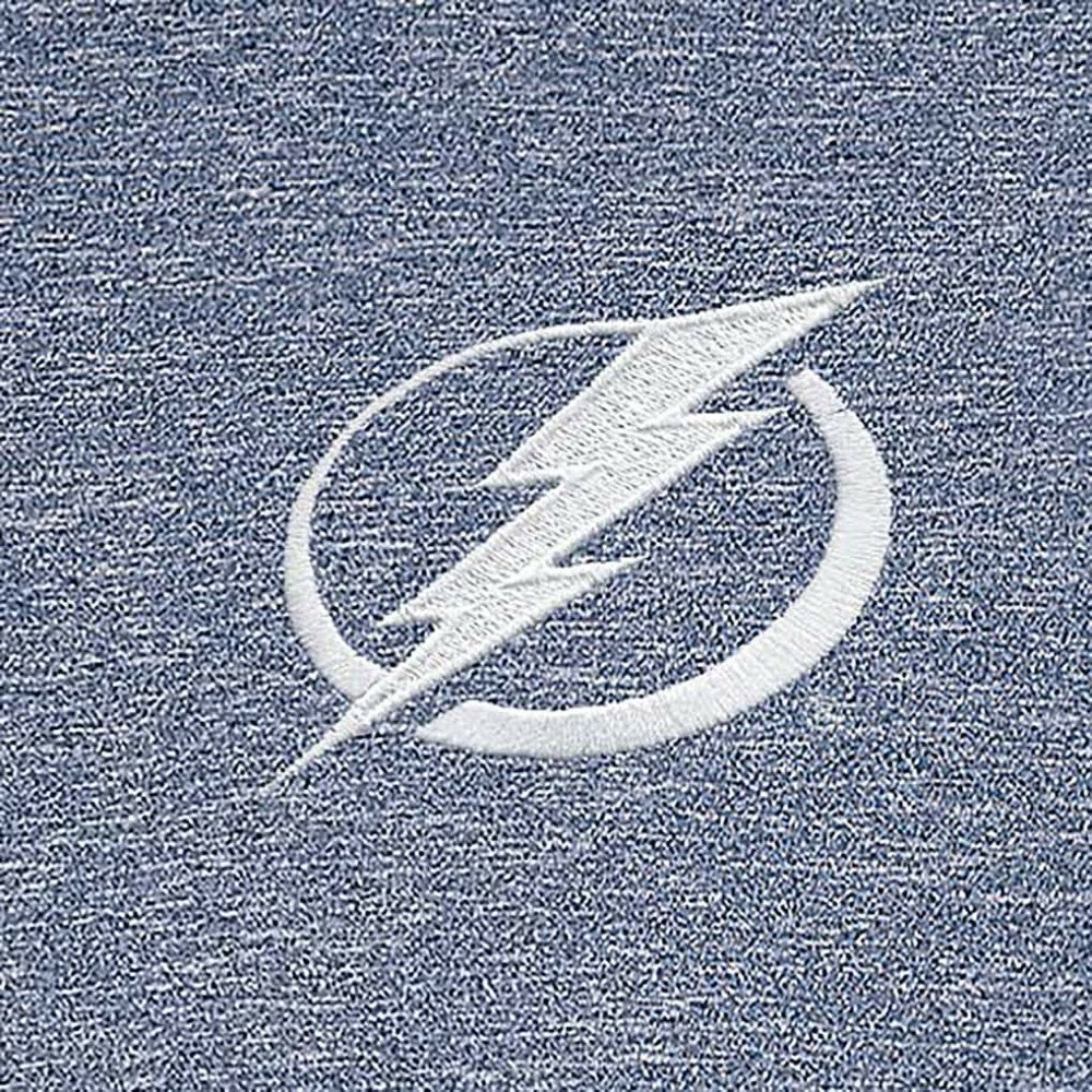 Tampa Bay Lightning Antigua White Logo Hunk Quarter-Zip Pullover