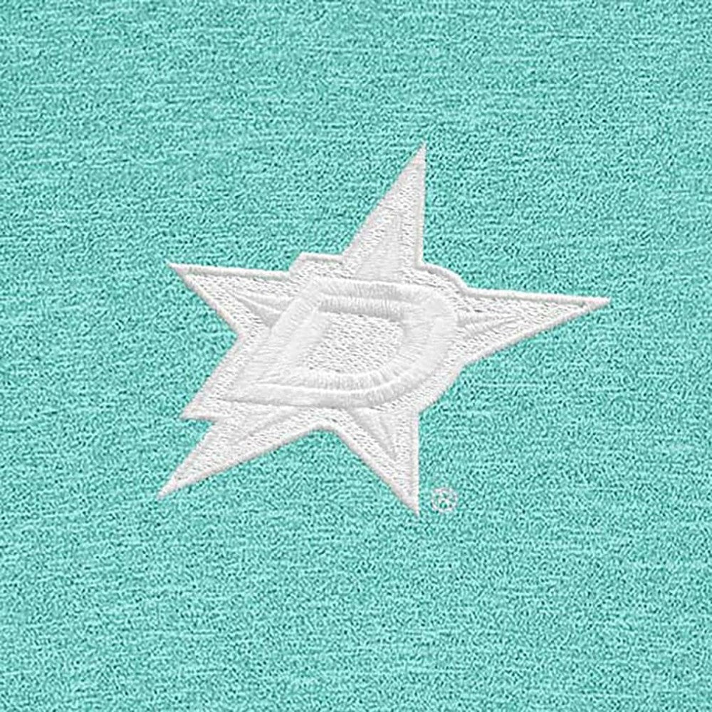 Dallas Stars Antigua White Logo Hunk Quarter-Zip Pullover