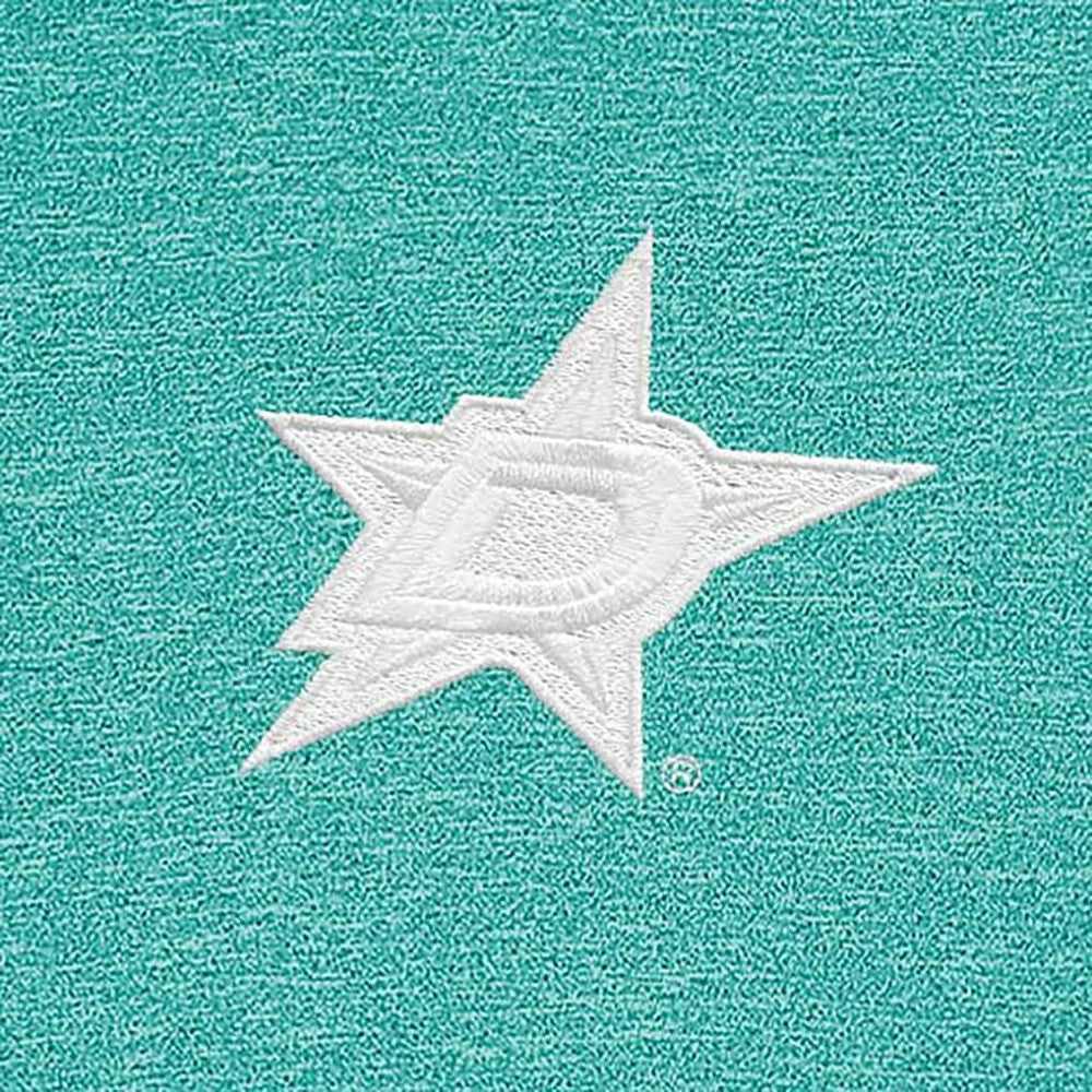 Dallas Stars Antigua White Logo Hunk Quarter-Zip Pullover