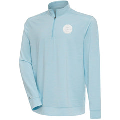 Boston Bruins Antigua White Logo Bright Quarter-Zip Pullover