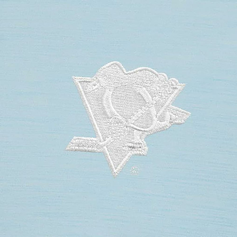 Pittsburgh Penguins Antigua White Logo Bright Quarter-Zip Pullover