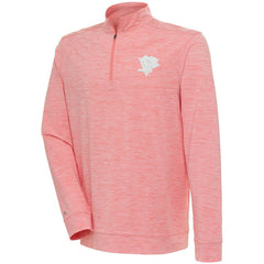 Pittsburgh Penguins Antigua White Logo Bright Quarter-Zip Pullover