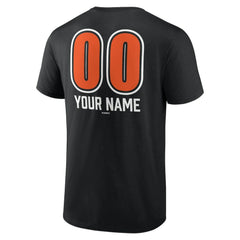 Baltimore Orioles Personalized Name & Number Fastball T-Shirt - Black