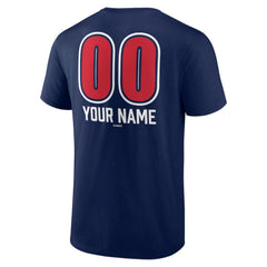 Boston Red Sox Personalized Name & Number Fastball T-Shirt - Navy