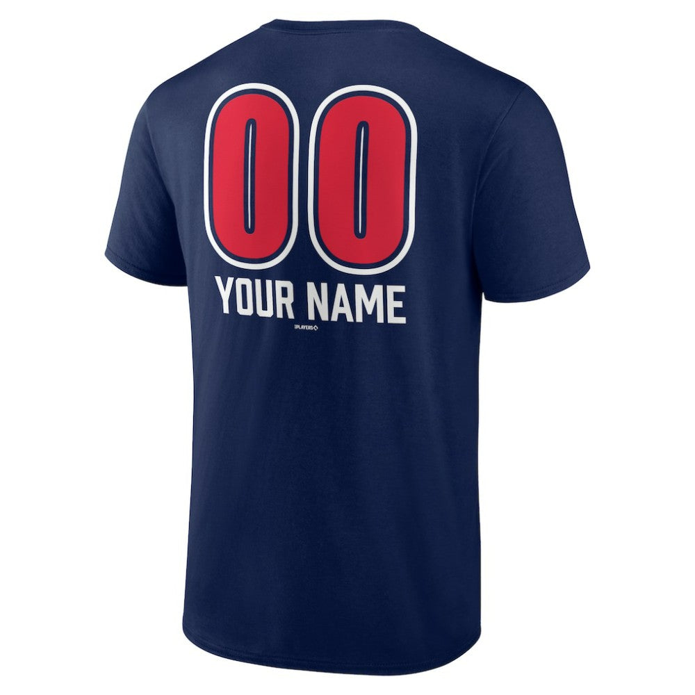 Cleveland Guardians Personalized Name & Number Fastball T-Shirt - Navy