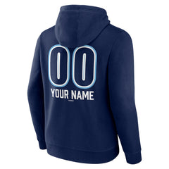 Tampa Bay Rays Personalized Name & Number Fastball Pullover Hoodie - Navy