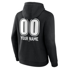 Los Angeles Dodgers Personalized Name & Number Fastball Pullover Hoodie - Black