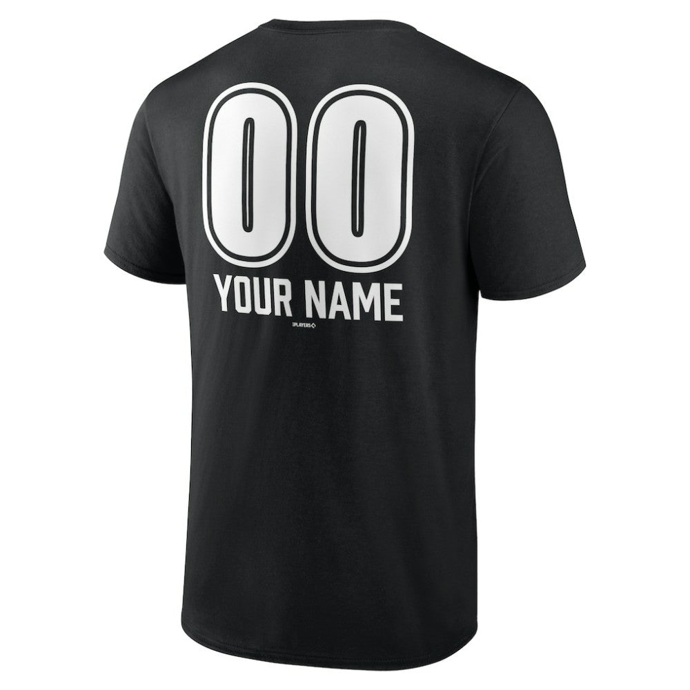 Los Angeles Dodgers Personalized Name & Number Fastball T-Shirt - Black