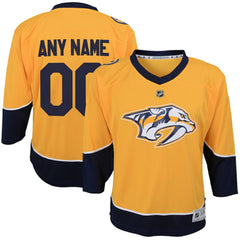Nashville Predators Youth Home Replica Custom Jersey