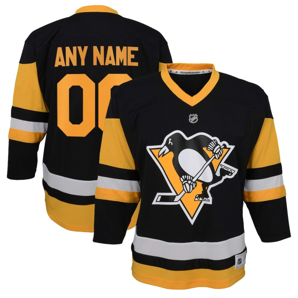 Pittsburgh Penguins Youth Home Replica Custom Jersey