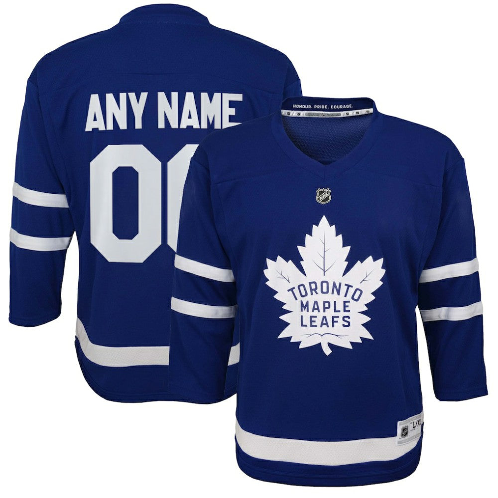 Toronto Maple Leafs Youth Home Replica Custom Jersey