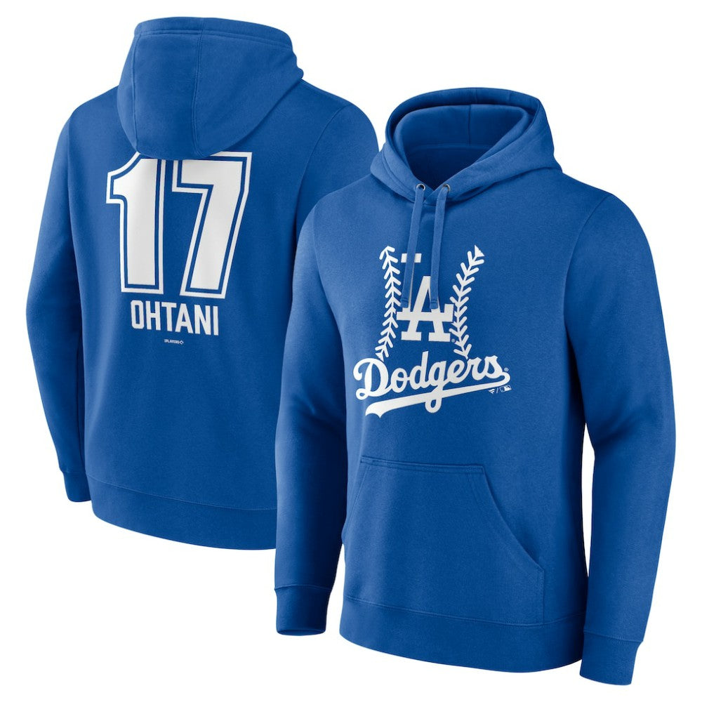 Shohei Ohtani Los Angeles Dodgers Fastball Player Name & Number Pullover Hoodie - Royal