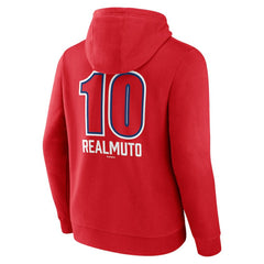 J.T. Realmuto Philadelphia Phillies Fastball Player Name & Number Pullover Hoodie - Red
