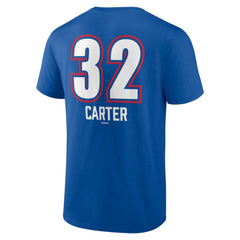 Evan Carter Texas Rangers Fastball Player Name & Number T-Shirt - Royal