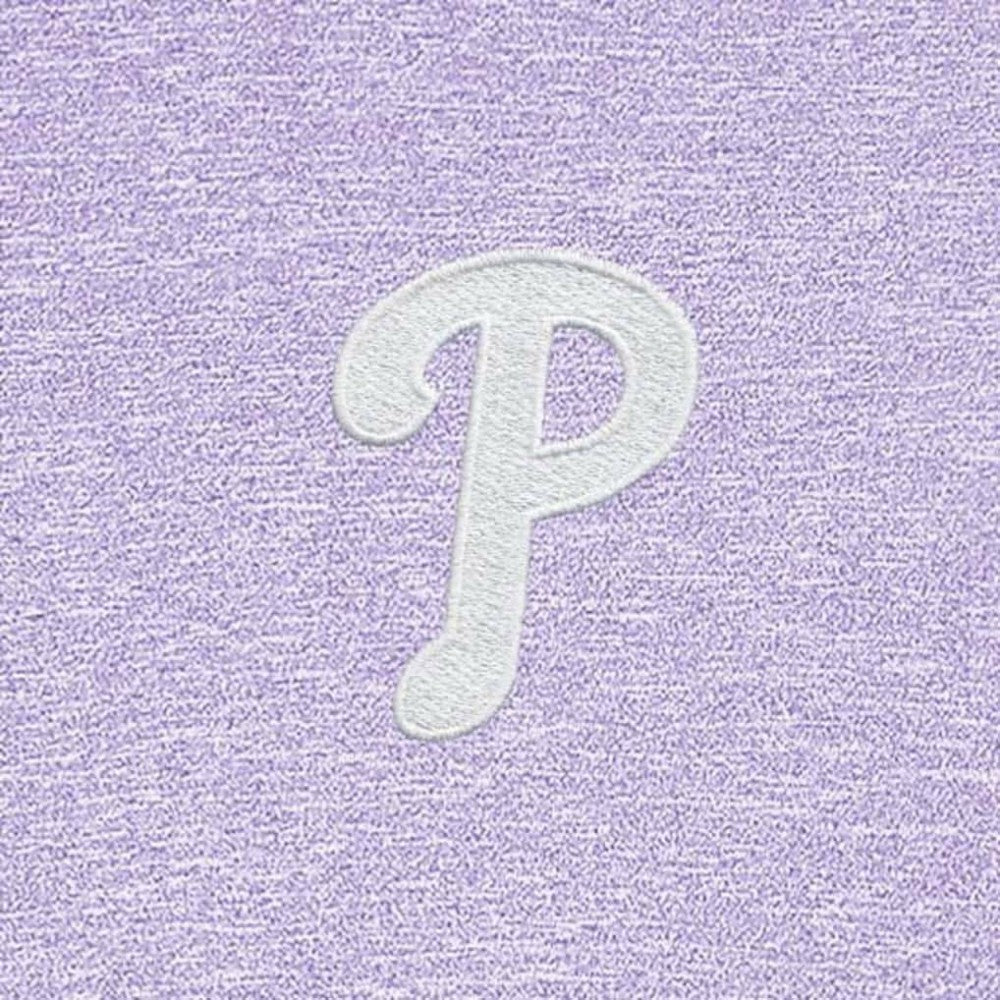 Philadelphia Phillies Antigua Hunk Quarter-Zip Top - Lavender