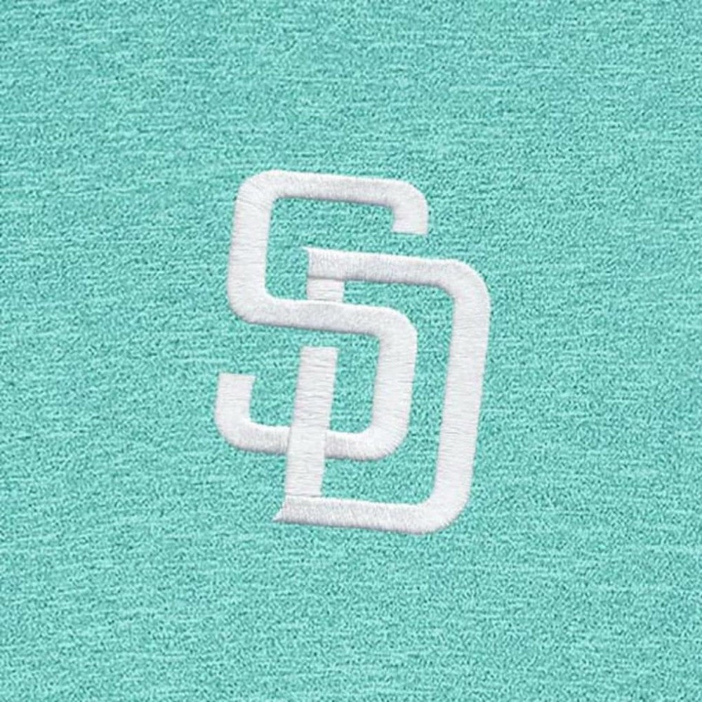 San Diego Padres Antigua Hunk Quarter-Zip Top - Mint