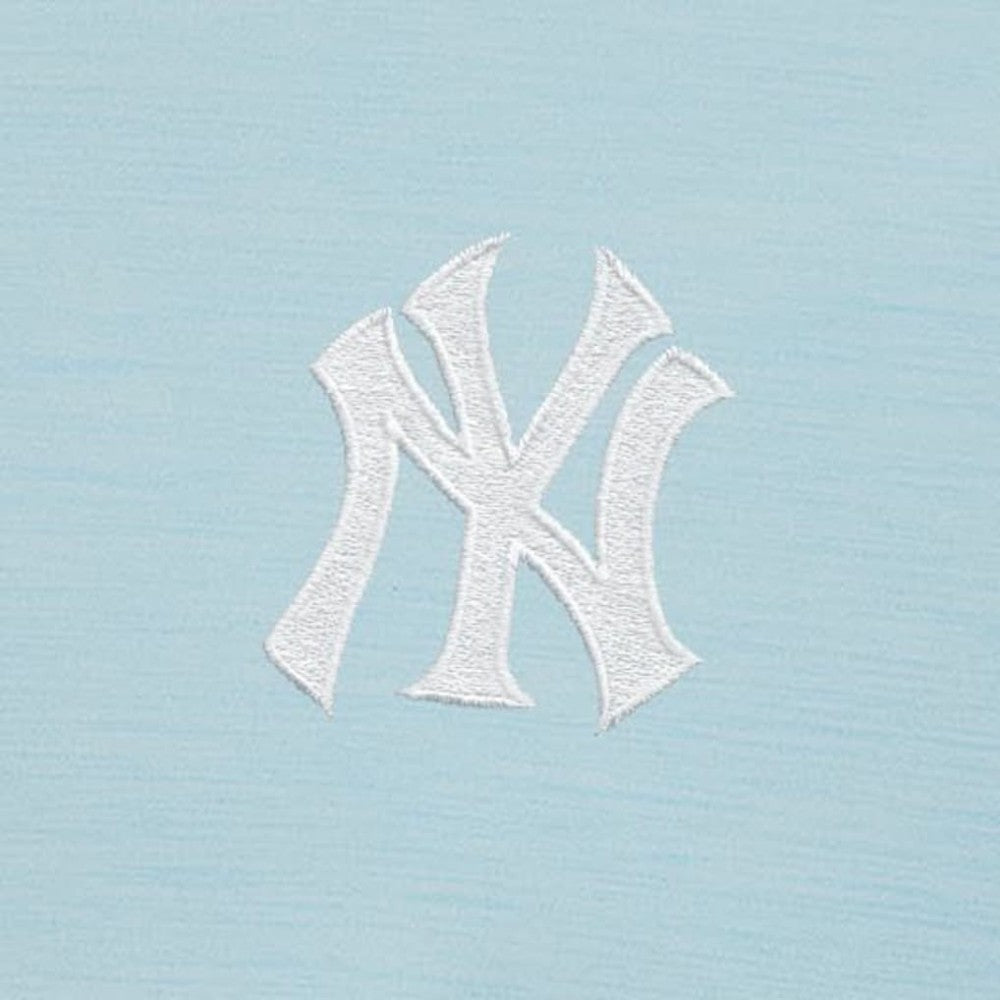 New York Yankees Antigua Bright Quarter-Zip Pullover Top - Powder Blue