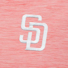 San Diego Padres Antigua Bright Quarter-Zip Pullover Top - Coral