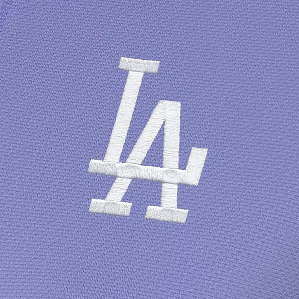 Los Angeles Dodgers Antigua Women's Finish Quarter-Zip Pullover Top - Purple