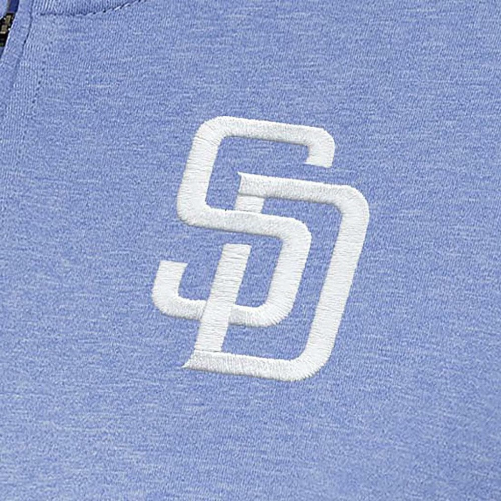 San Diego Padres Antigua Women's Mentor Quarter-Zip Pullover Top - Lavender