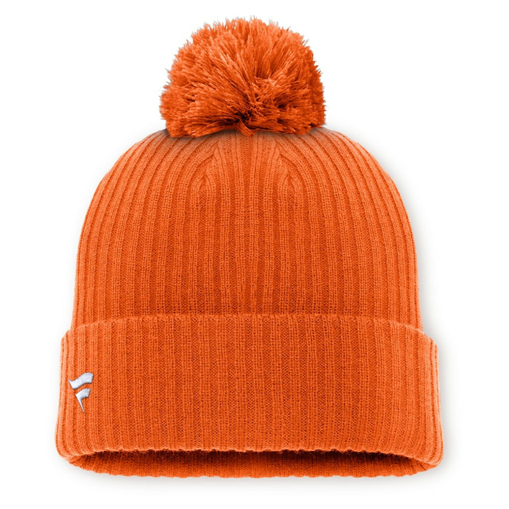 Philadelphia Flyers Fanatics Primary Logo Cuffed Knit Hat with Pom