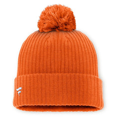 Philadelphia Flyers Fanatics Primary Logo Cuffed Knit Hat with Pom