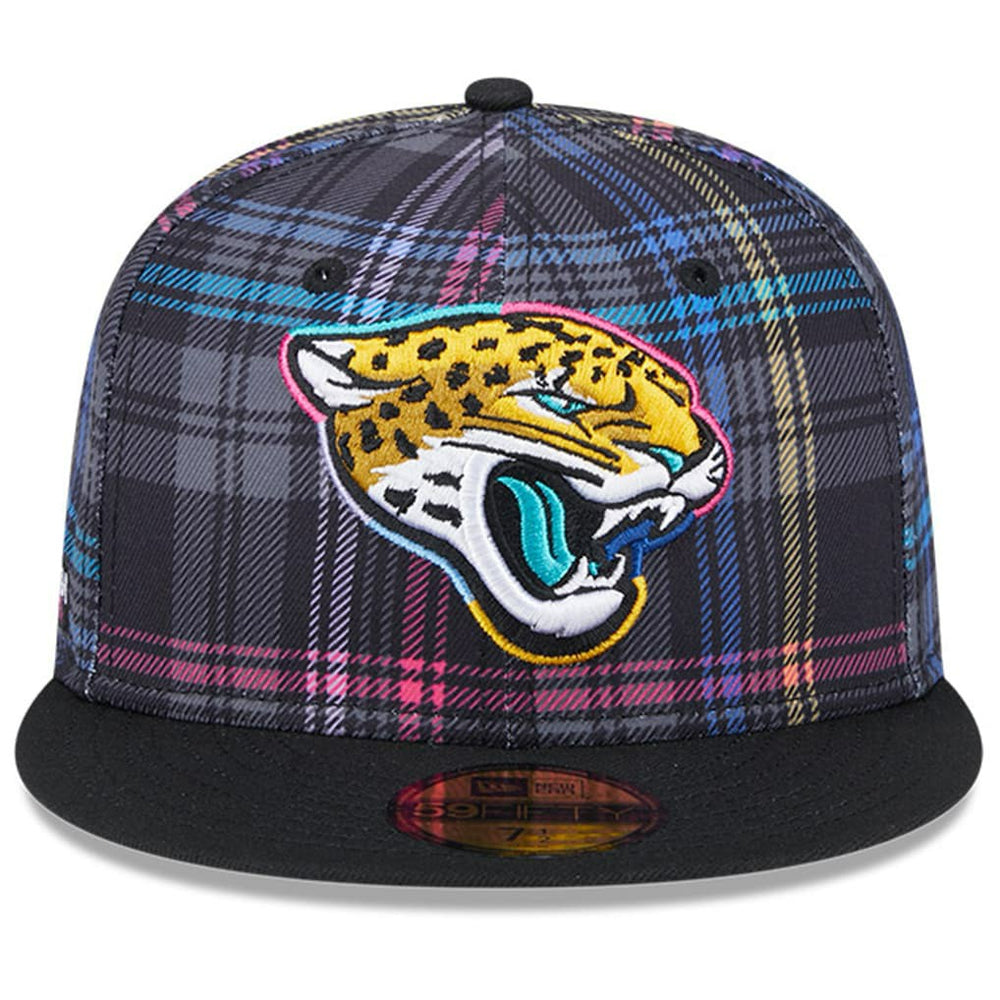 NFL Jacksonville Jaguars 2024 NFL Crucial Catch Plaid 59FIFTY Fitted Hat