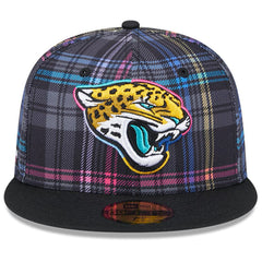 NFL Jacksonville Jaguars 2024 NFL Crucial Catch Plaid 59FIFTY Fitted Hat