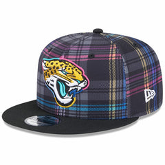 NFL Jacksonville Jaguars 2024 NFL Crucial Catch Plaid 9FIFTY Snapback Hat