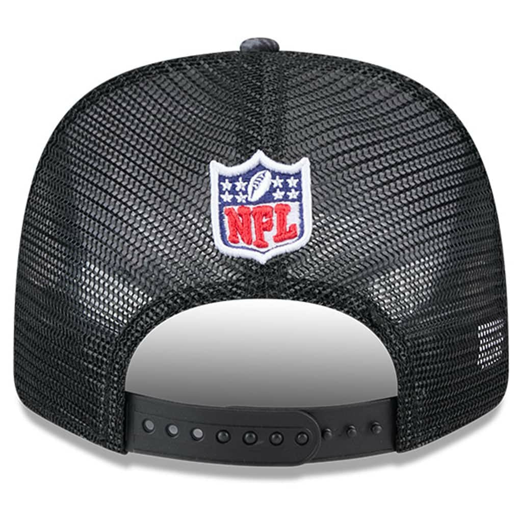 NFL Jacksonville Jaguars 2024 NFL Crucial Catch Plaid 9SEVENTY Trucker Snapback Hat