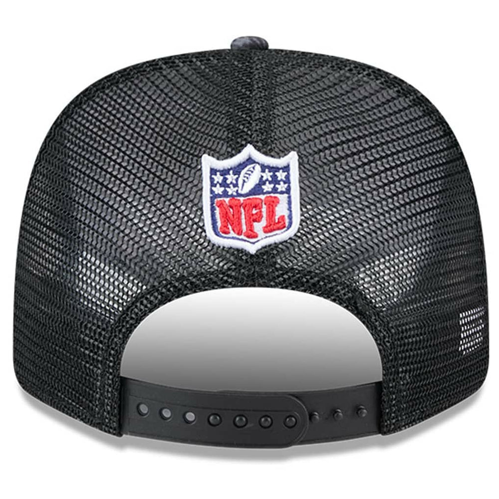 NFL Jacksonville Jaguars 2024 NFL Crucial Catch Plaid 9SEVENTY Trucker Snapback Hat