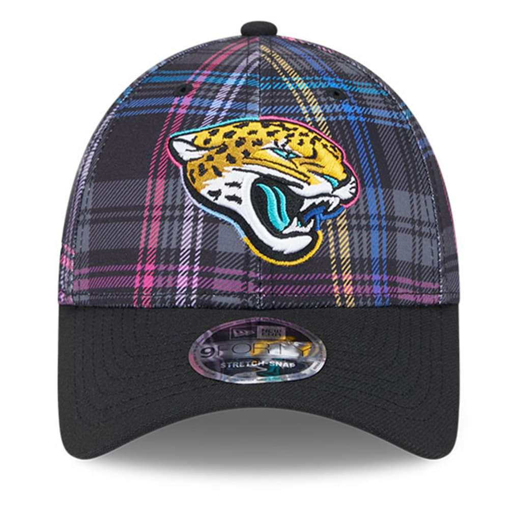 NFL Jacksonville Jaguars 2024 NFL Crucial Catch Plaid 9FORTY Adjustable Hat