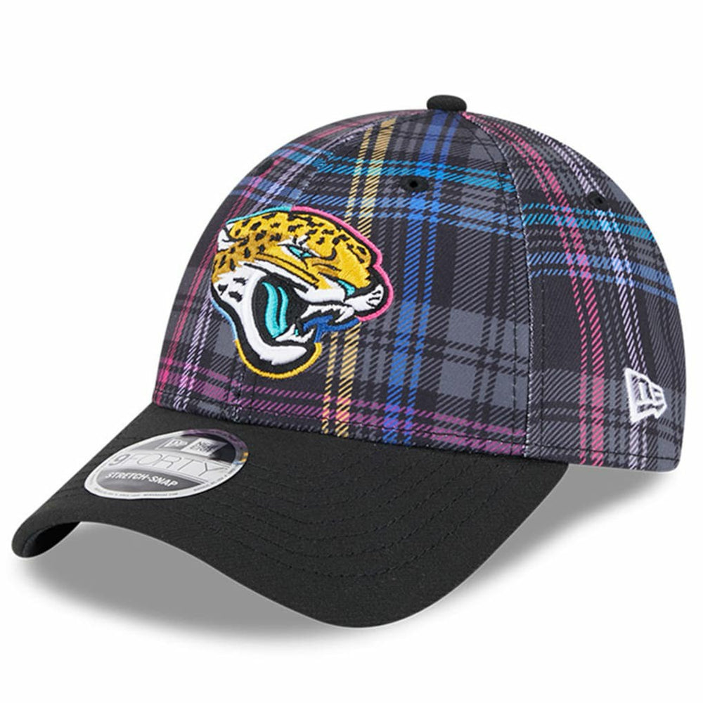 NFL Jacksonville Jaguars 2024 NFL Crucial Catch Plaid 9FORTY Adjustable Hat