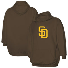 San Diego Padres Stitches Youth Fleece Pullover Hoodie - Brown