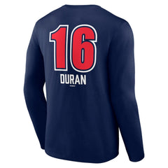 Jarren Duran Boston Red Sox Fastball Player Name & Number Long Sleeve T-Shirt - Navy