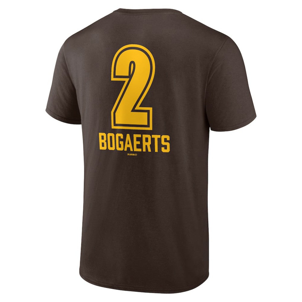 Xander Bogaerts San Diego Padres Fastball Player Name & Number T-Shirt - Brown
