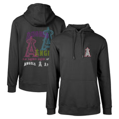 Los Angeles Angels Levelwear Podium Vintage Pullover Hoodie - Black