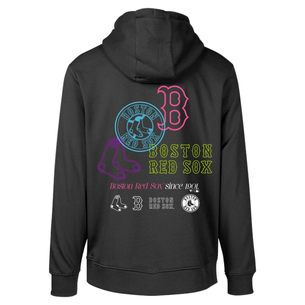 Boston Red Sox Levelwear Podium Vintage Pullover Hoodie - Black