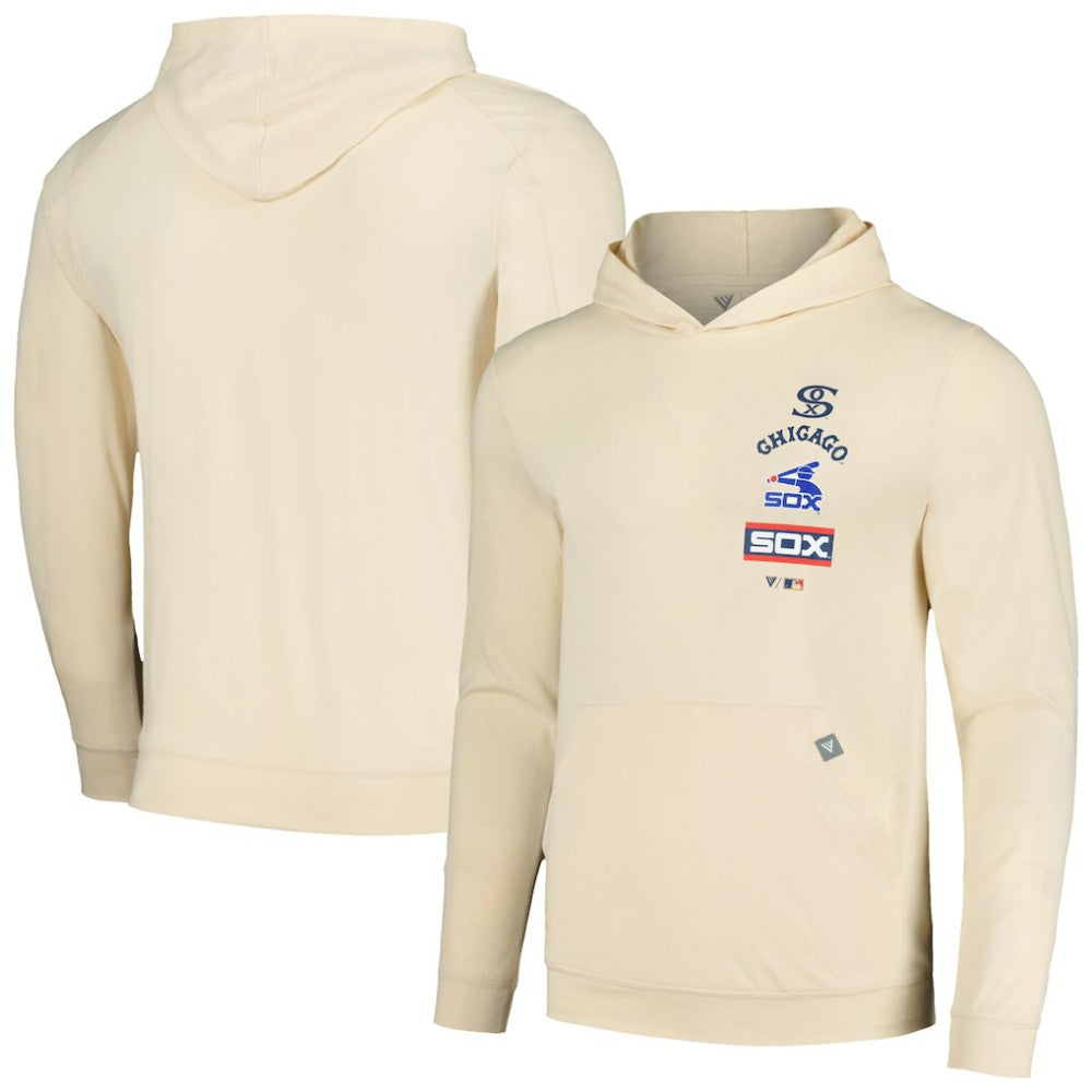 Chicago White Sox Levelwear Base Line Pullover Hoodie - Cream