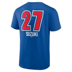 Seiya Suzuki Chicago Cubs Fastball Player Name & Number T-Shirt - Royal