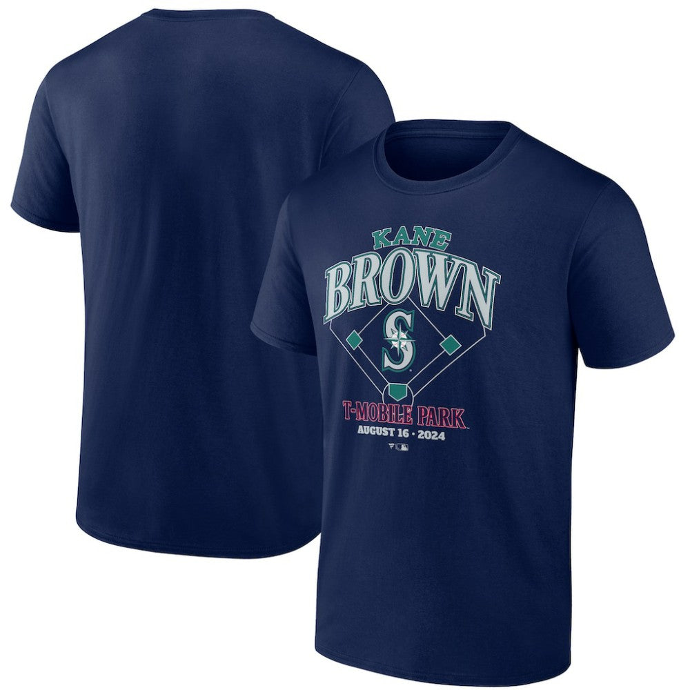 Kane Brown x Seattle Mariners T-Shirt - Navy