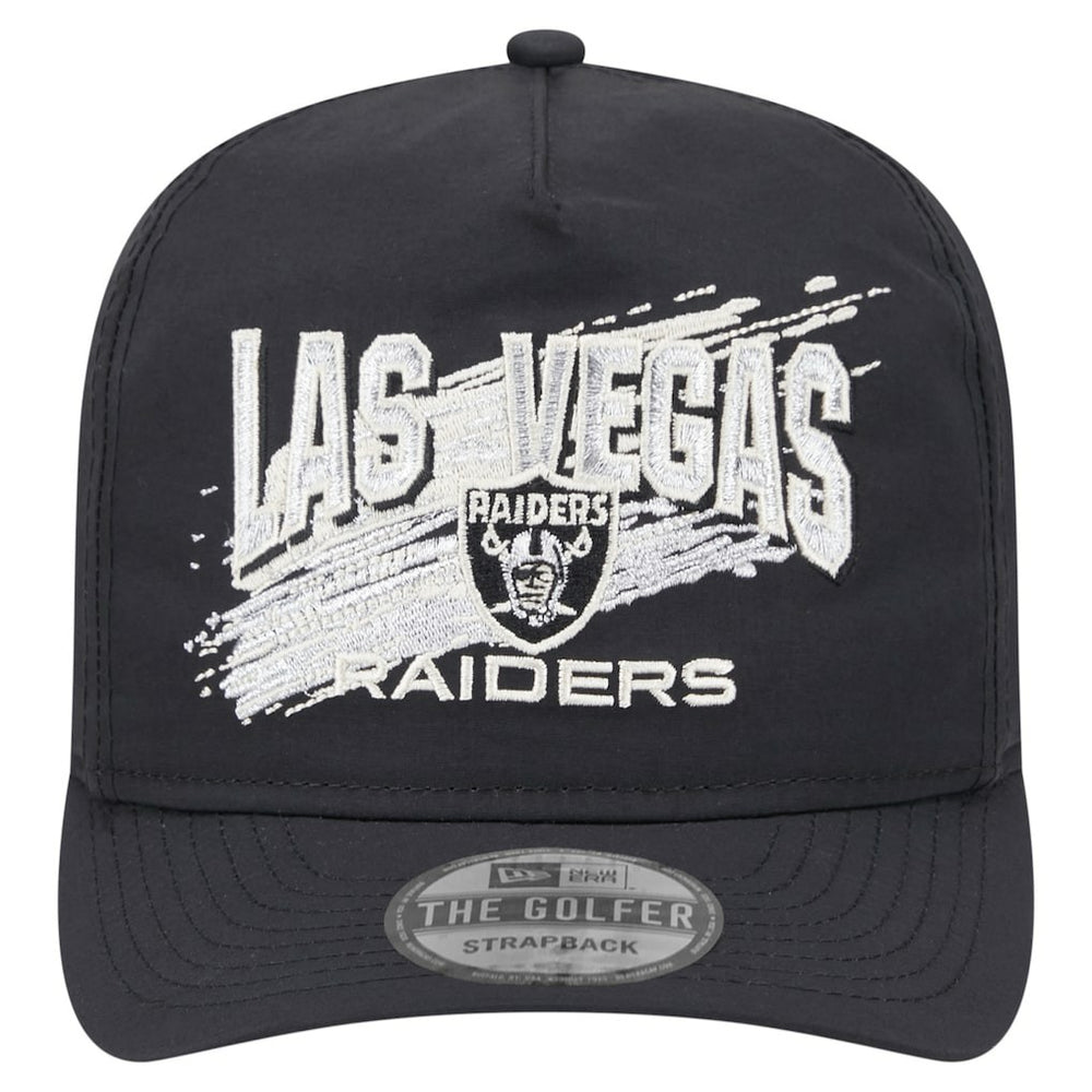 NFL Las Vegas Raiders Throwback Brush Golfer Snapback Hat