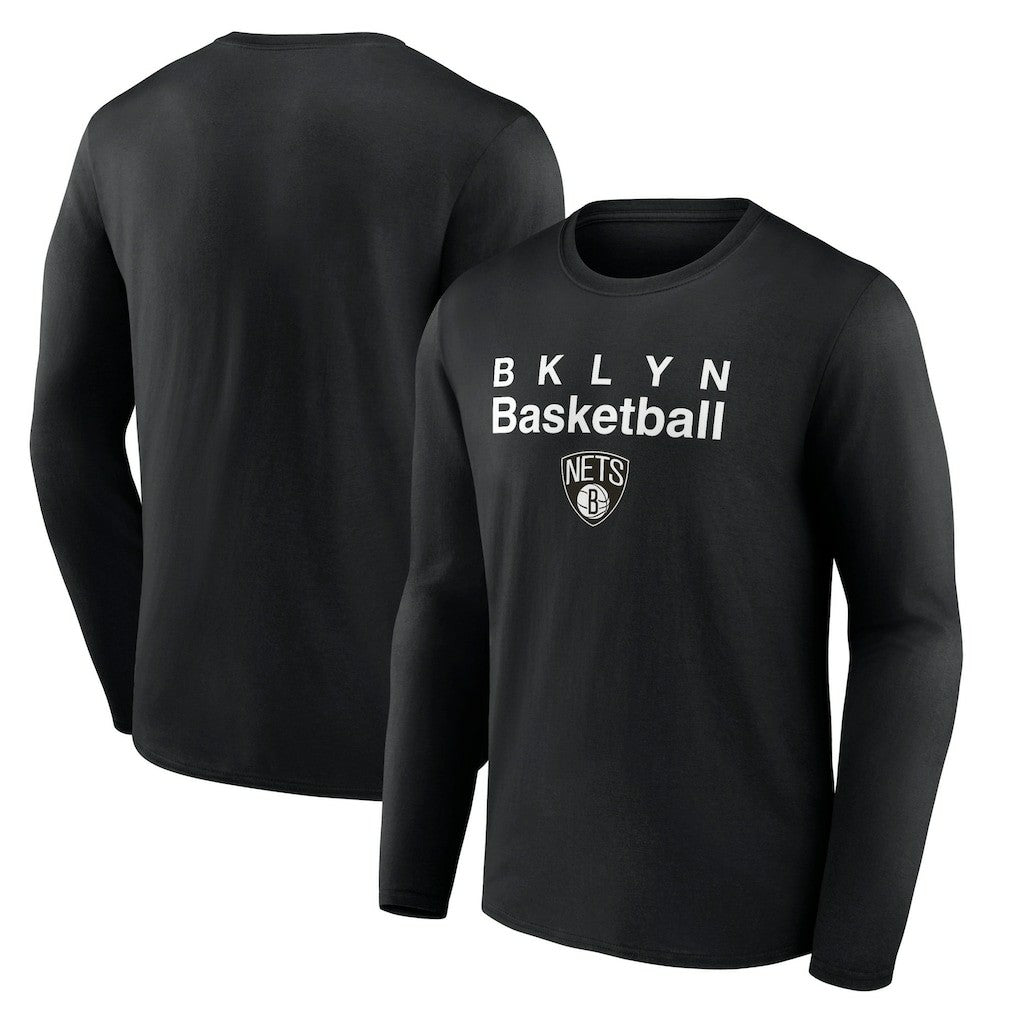 Brooklyn Nets Pick & Roll Coverage Long Sleeve T-Shirt - Black online