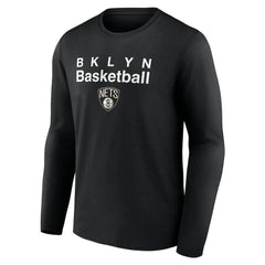 Brooklyn Nets Pick & Roll Coverage Long Sleeve T-Shirt - Black online
