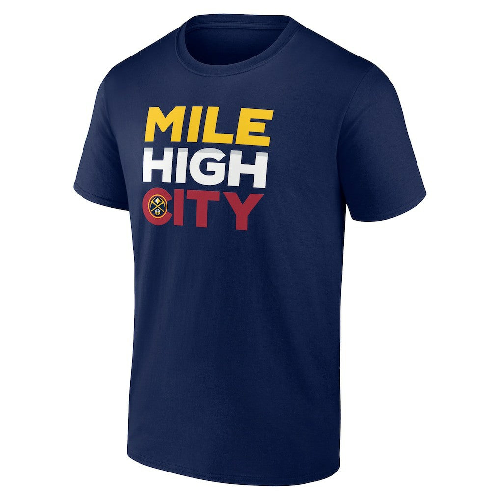 Denver Nuggets Pick & Roll Coverage T-Shirt sale - Navy shop