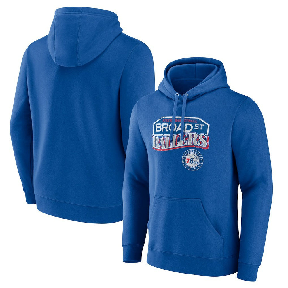 Philadelphia 76ers Pick & Roll Coverage Pullover Hoodie - Royal cheap