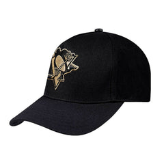 Pittsburgh Penguins Pro Standard Metallic Logo Pinch Front Adjustable Hat